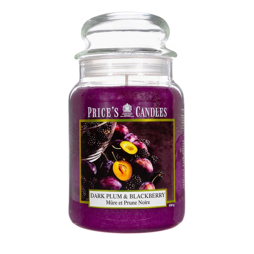 Price's Dark Plum & Blackberry Large Jar Candle £11.99